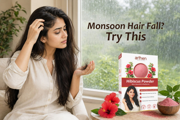 Hair fall after monsoon — hibiscus remedies for seasonal hair shedding
