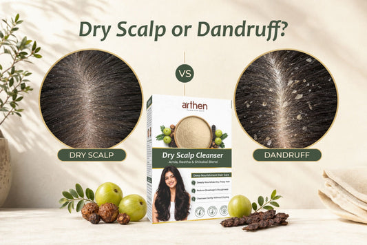 Dry scalp vs dandruff comparison — how to tell the difference and treat naturally