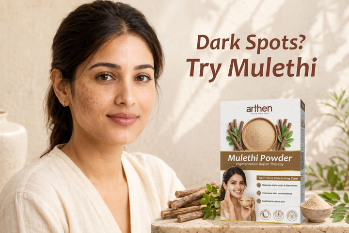 Mulethi licorice face pack for dark spots, pigmentation and uneven skin tone