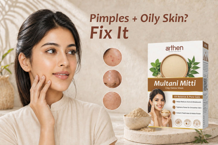 How to use multani mitti for acne, oily skin and open pores — face pack guide