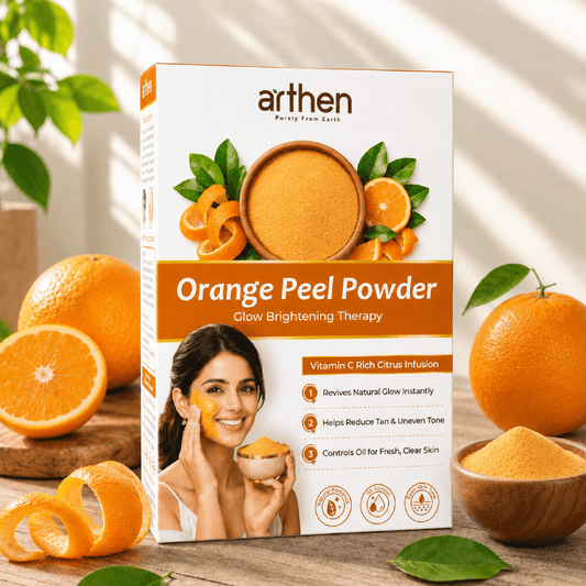 ARTHEN Orange Peel powder for face — vitamin C rich natural glow face pack 200g