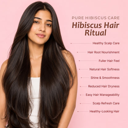 Hibiscus powder for hair fall — strengthens roots and reduces breakage