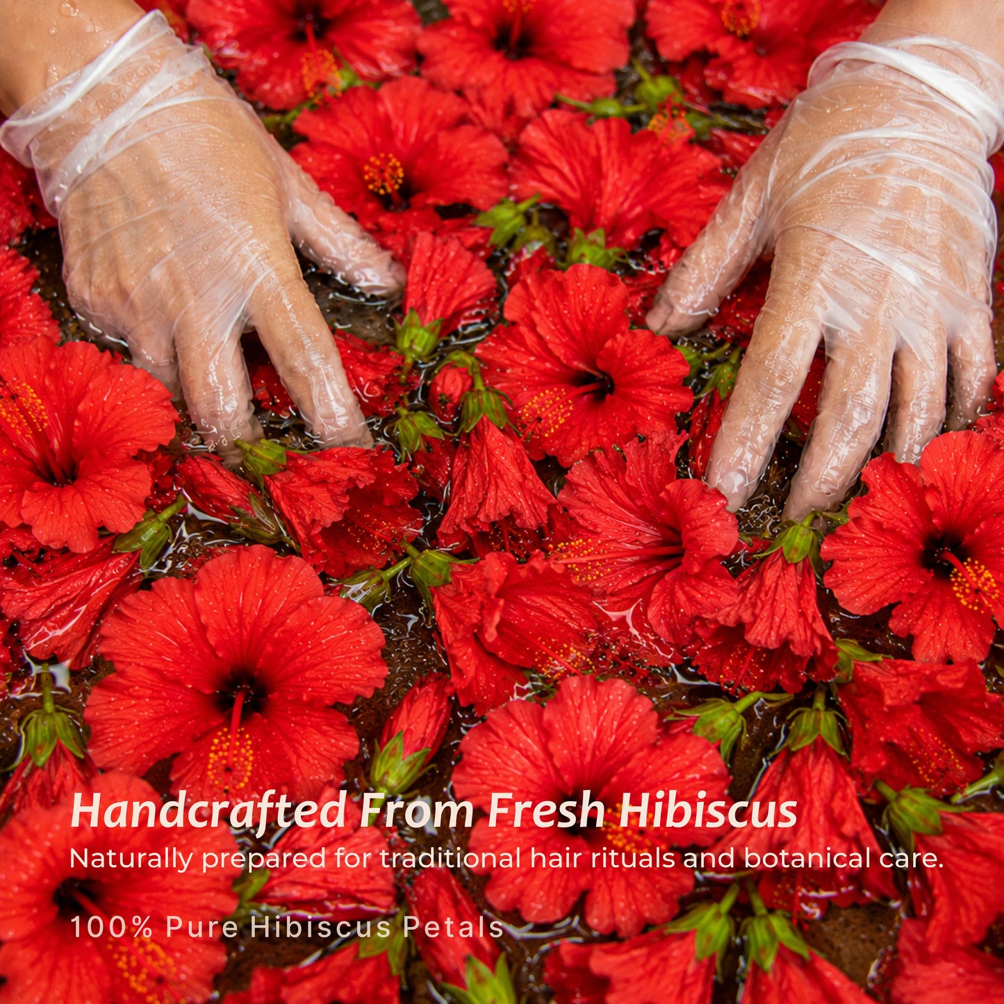 Hibiscus hair mask for dry dull hair — deep nourishment and shine