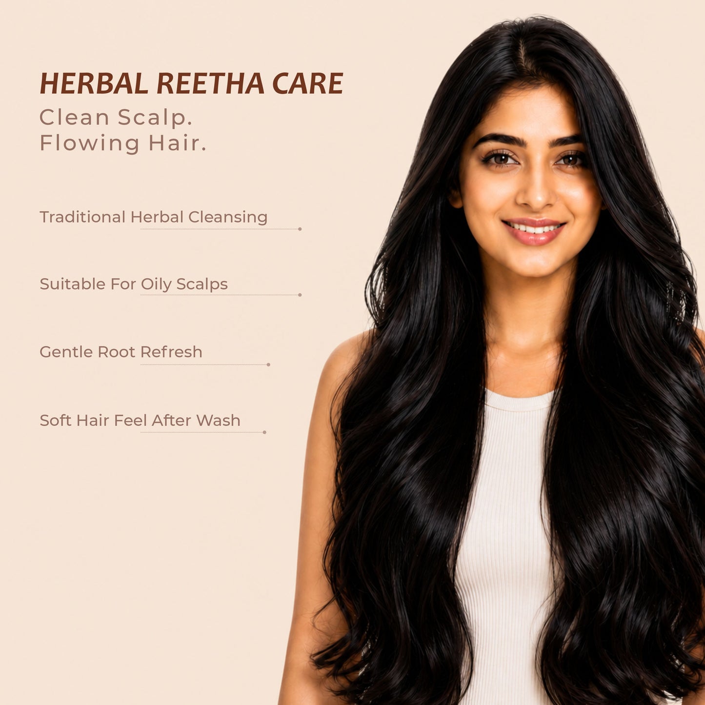 Reetha natural lather — plant saponins cleanse without chemicals