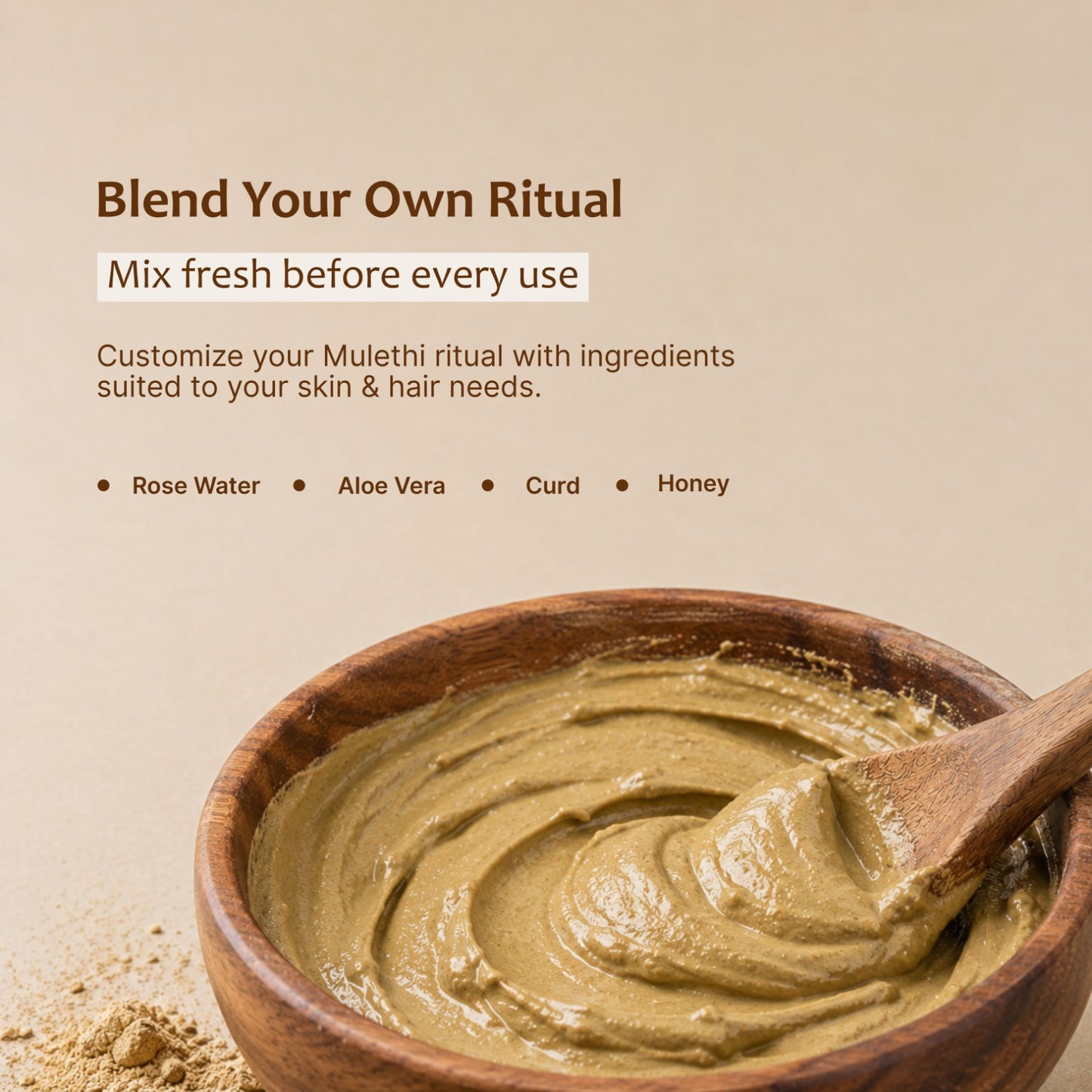 Mulethi powder for dark spots and uneven skin tone — natural radiance