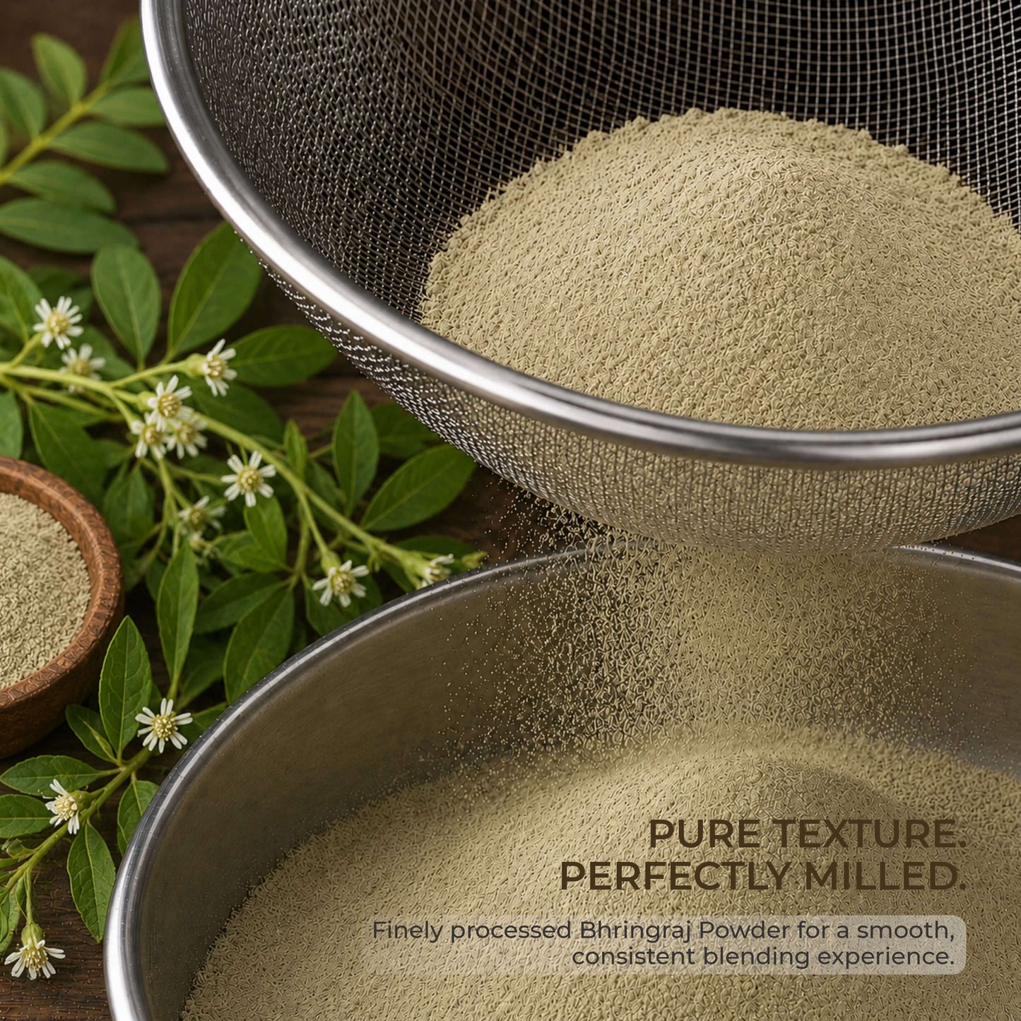 Bhringraj powder benefits for hair growth — King of Herbs root nourishment