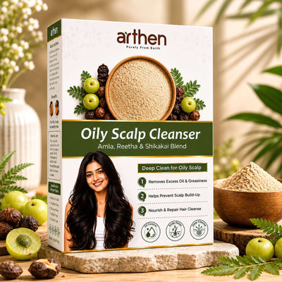 Oily Scalp Cleanser | 3-in-1 Herbal Hair Wash for Greasy, Oily & Flat Hair