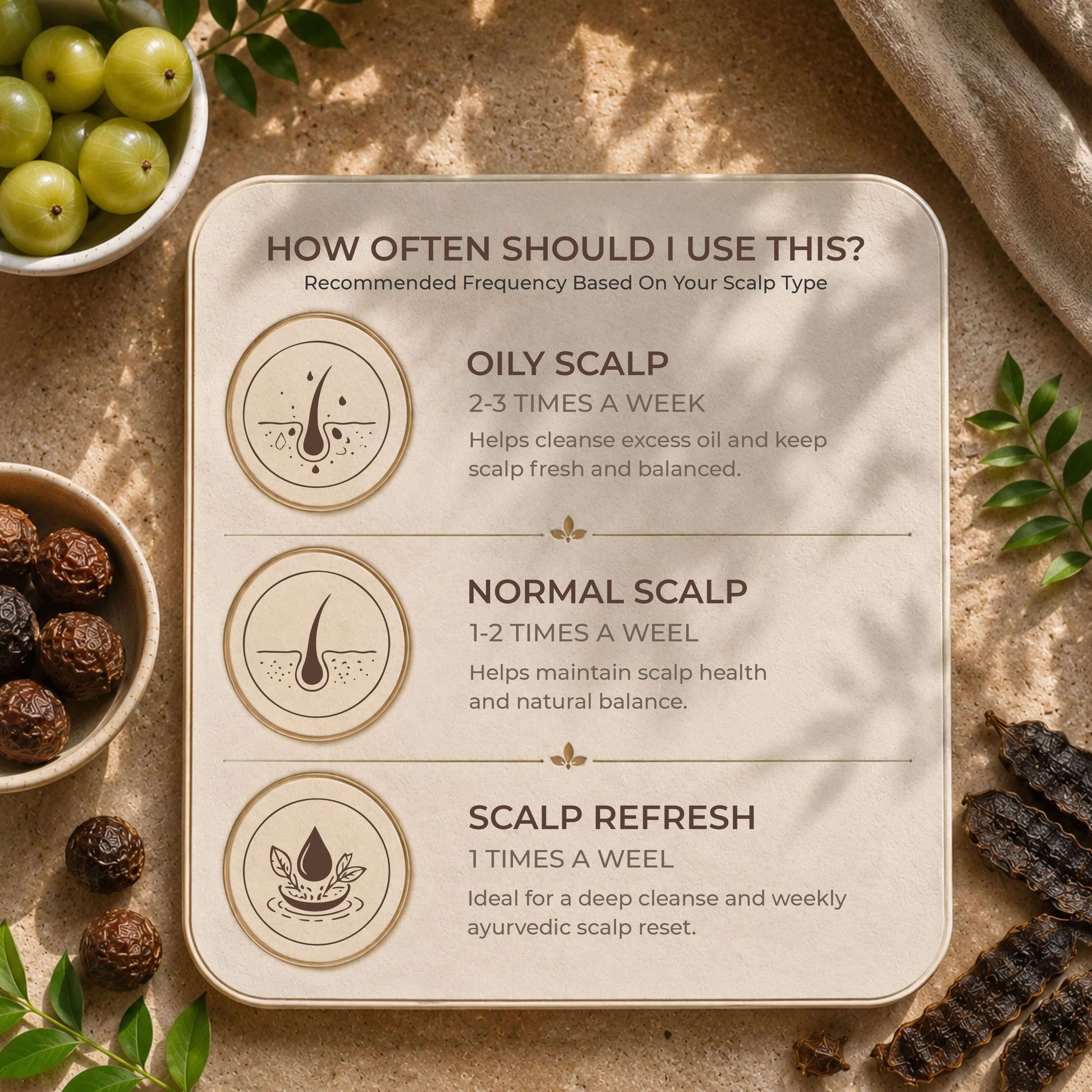 Hair wash for greasy flat hair — keeps hair fresh and voluminous