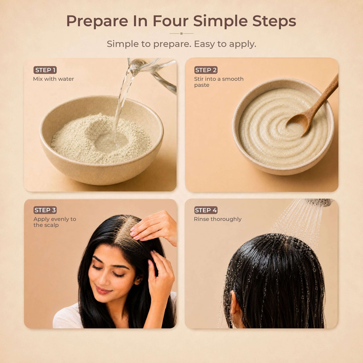 Natural shampoo alternative for dry scalp — chemical-free cleansing
